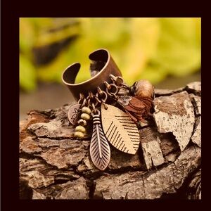Native American Tribal Ring Healing Ring Copper